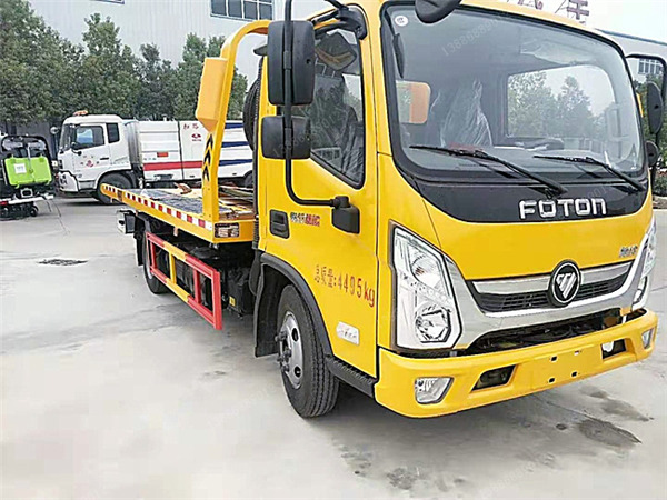 福田奥铃一拖二蓝牌清障车