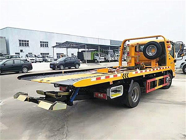 福田奥铃一拖二蓝牌清障车