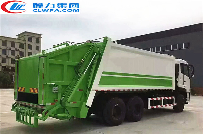 东风天龙后双桥压缩式垃圾车